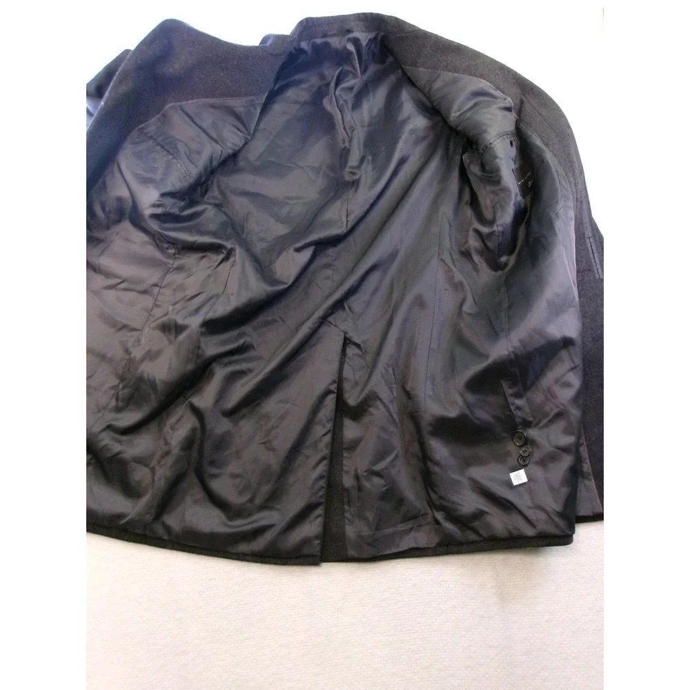 Banana‎ Republic Wool Overcoat Mens Size M Charcoal Gray Car Coat